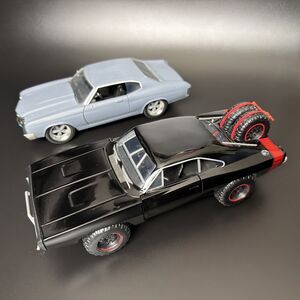Fast & Furious 1:24 Set: Jada Dom's 70 Dodge Charger & 70 Chevy Chevelle SS